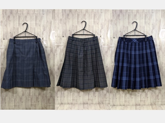 L99 中学校?? 高校?? 冬服スカート+夏服スカート/yt3294【17HE】