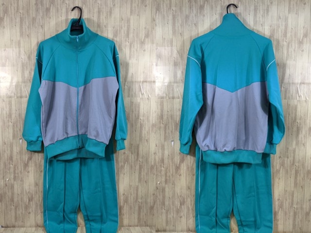 S21 埼玉県 伊奈学園総合高校 体操服 体操着 長袖ジャージ上下セット/yt3728【6EKC】