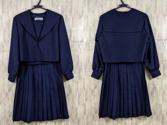 M59 中学校?? 高校?? 冬服セーラー服+冬服スカート/yt3806【4EOC】