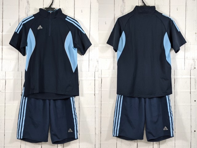 w66 東京都 関東国際高校 体操服 体操着 半袖ポロシャツ+ハーフパンツ/yt3938【8XLF】