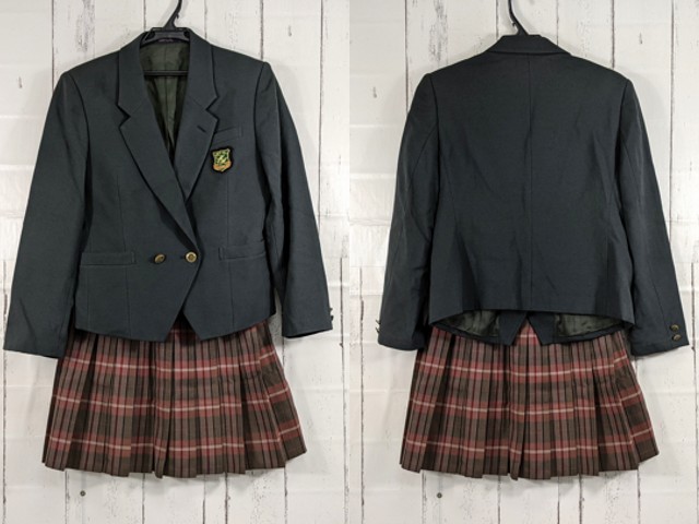 x08 京都府 花園高校 ブレザー+冬服スカート/yt4069【15JDE】