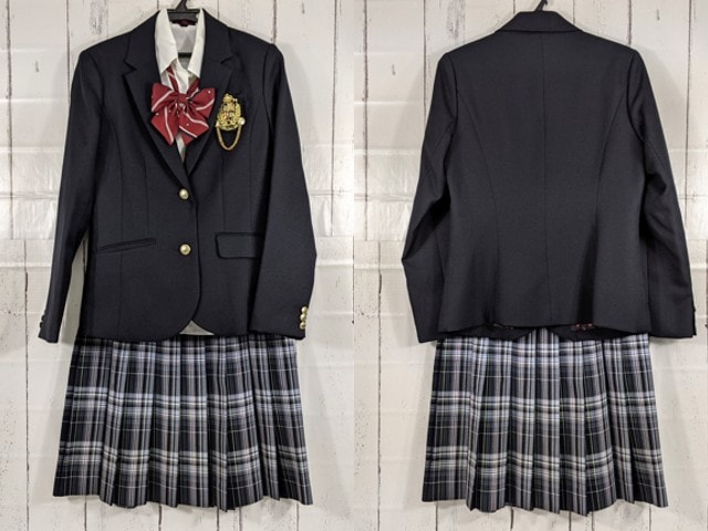 y25 女子学生服?? コスプレ衣装  ブレザー+長袖シャツ+夏服スカート+リボン/yt4179【3EHR】