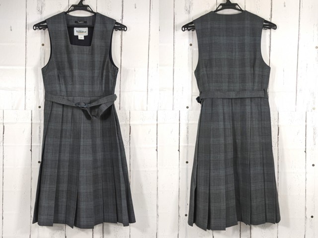 x99 東京都 葛飾区立小松中学校 ジャンパースカート/yt4236【8WLR】