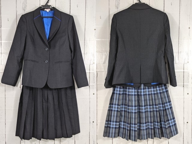 y87 東京都 三田国際学園高校 ブレザー+夏服・冬服スカート/yt4302【13CKR】