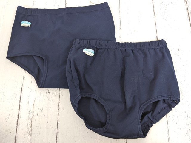 T2269 体操着 体操服 コスプレ 使用済み ブルマ×2点セット 紺/yt4324【5WKD】