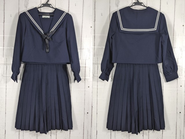 中学校?? 高校?? 冬服セーラー服+冬服スカート/yt4452【5XJE】