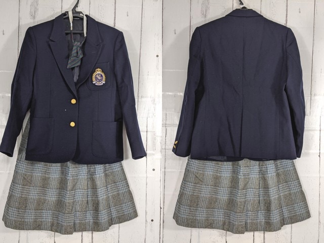 c39 神奈川県 山手学院高校 ブレザー+冬服スカート/yt4723【15WLC】