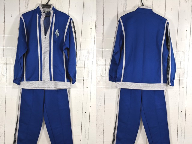 U65 愛知県 安城南高校 体操服 体操着 長袖ジャージ上下/yt4736【4KCR】