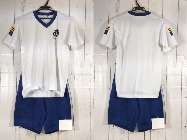 U65 愛知県 安城南高校 体操服 体操着 半袖シャツ＋ハーフパンツ/yt4740【3XJE】