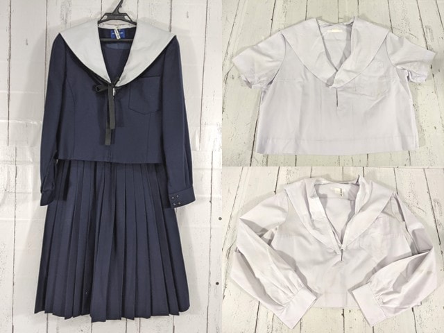 U01 中学校?? 高校?? 夏服・中間服・冬服セーラー服+冬服