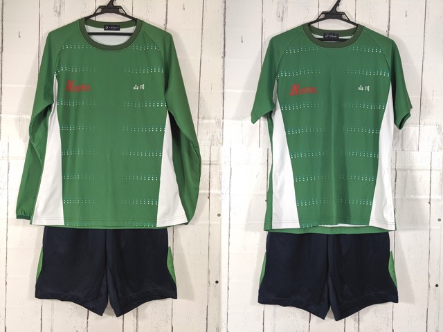 d44 大阪府 浪速高校 体操着 体操服 半袖・長袖シャツ+ハーフパンツ/yt4938【4CEK】