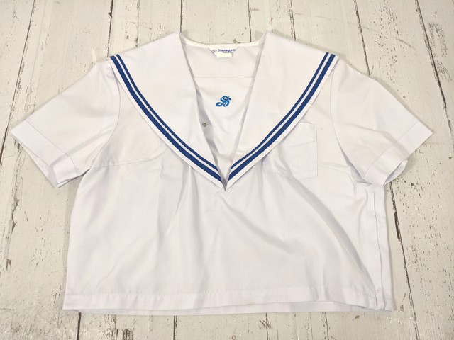 V53 愛知県 星城中学校 夏服セーラー服/yt5068【5XJE】