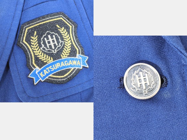 Z60 京都府 桂高等学校 ブレザー+ベスト+冬服スカート/yt4411【15XHE】