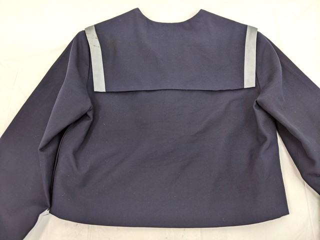 m44/中学校・高校■冬セーラー服160A+ジャンバースカート160 上下 グレー1本線/og0559【1hlmq】