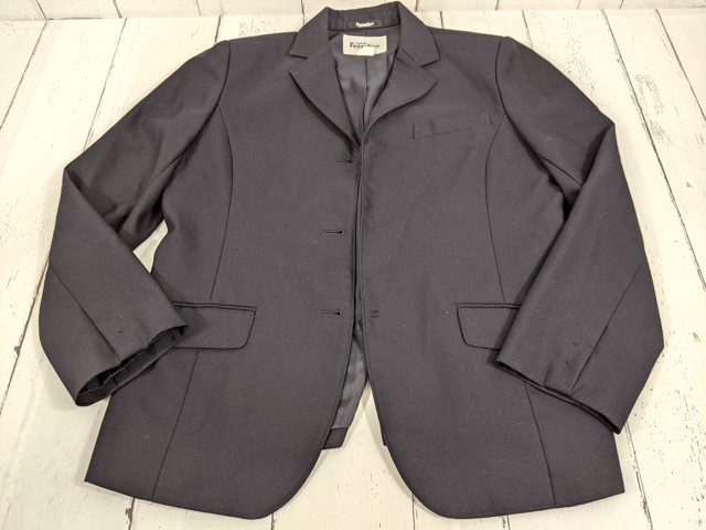 w92 東京都 中央大学附属中学校 ブレザー+ニットベスト+長袖シャツ+夏服スカート/yt4084【18XJD】