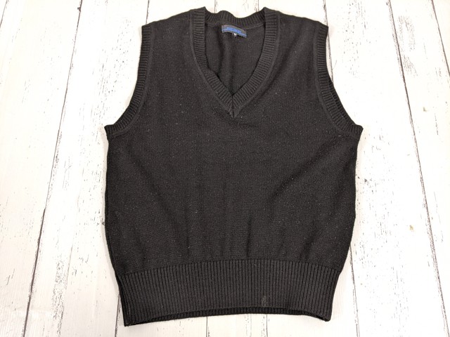 w92 東京都 中央大学附属中学校 ブレザー+ニットベスト+長袖シャツ+夏服スカート/yt4084【18XJD】