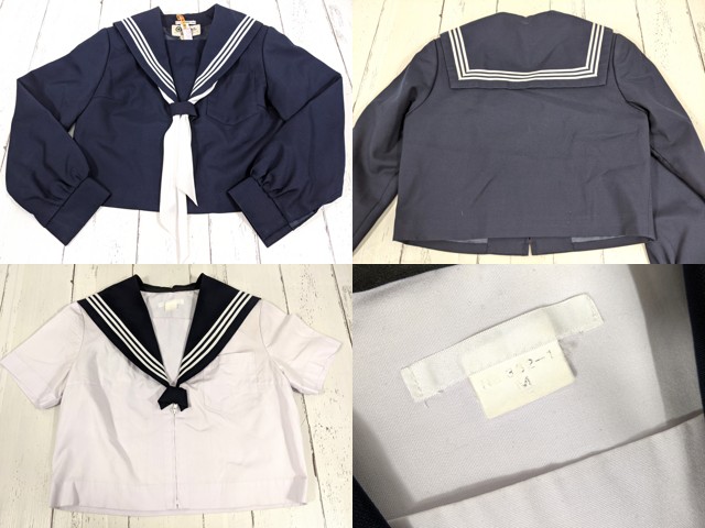 セーラー服　冬 w28 千葉県 オリーブデオリーブ木更津高校 セーラー服+冬服