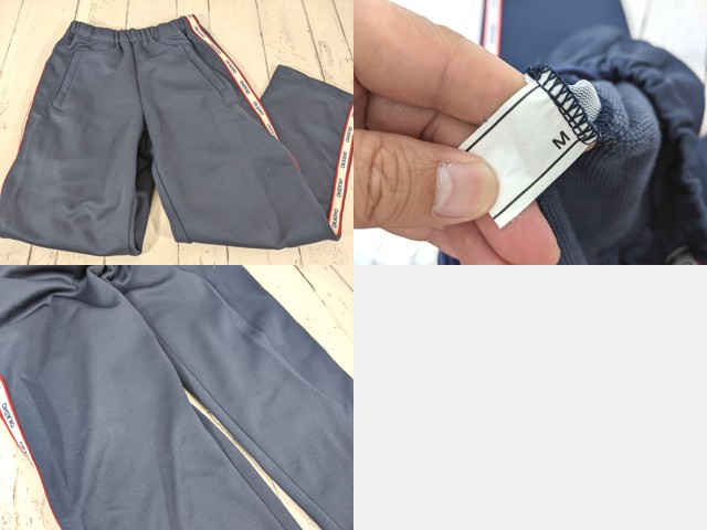 e20 愛知県 岡崎商業高校 体操着 体操服 シャツ+長袖ジャージ上下/yt5103【3XKE】