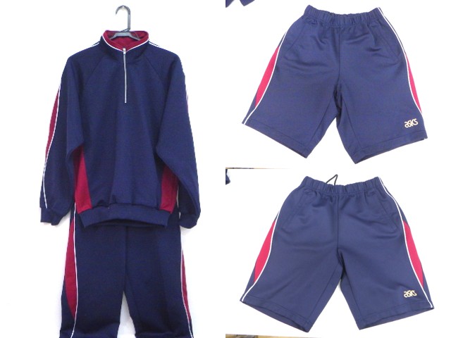 a62 兵庫県 西北陵高校 体操服 体操着 ハーフパンツ+長袖ジャージ上下