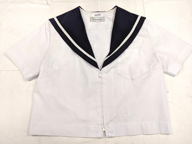W93 日進中学校 冬服・夏服セーラー服+冬服スカート+スカーフ