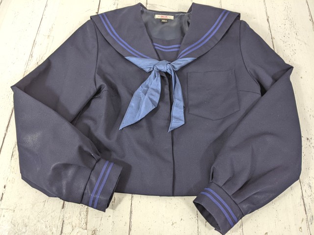 冬服セイラー服 w37 広島県 尾道北高校 冬服・中間服セーラー服+冬服スカート+