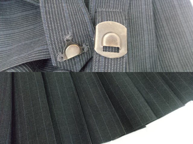 Q26 藤枝順心高等学校 女子高生 学生服 制服 ブレザー11R▼ジャンパースカート▼ブラウス▼リボン/6yt145【19gdk】