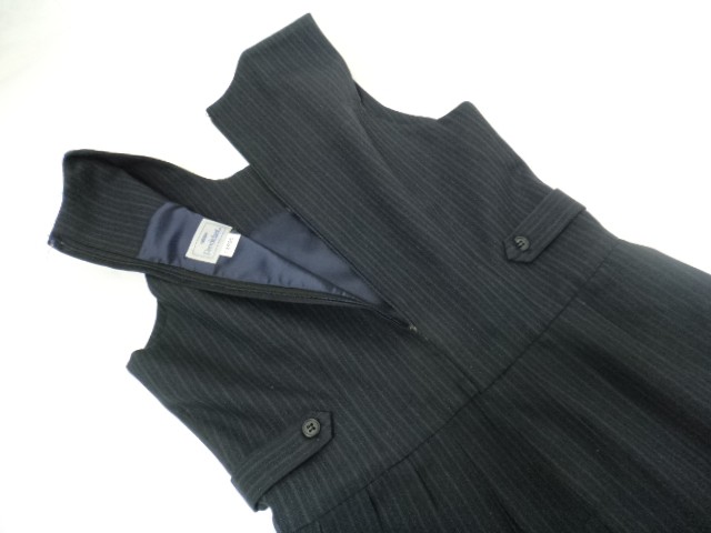 Q26 藤枝順心高等学校 女子高生 学生服 制服 ブレザー11R▼ジャンパースカート▼ブラウス▼リボン/6yt145【19gdk】