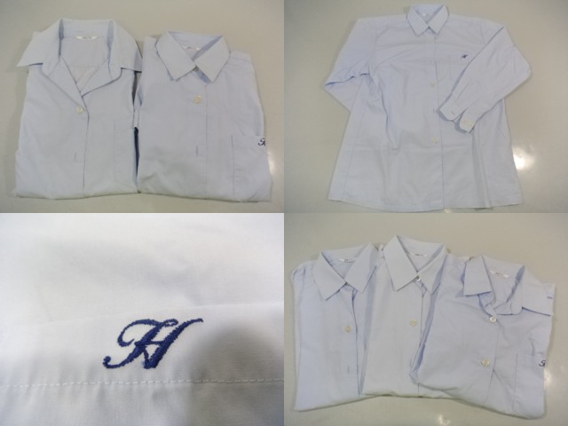 J56●日出学園中学校・高等学校●ブレザー/半袖長袖シャツ/靴下/リボン●3sn015