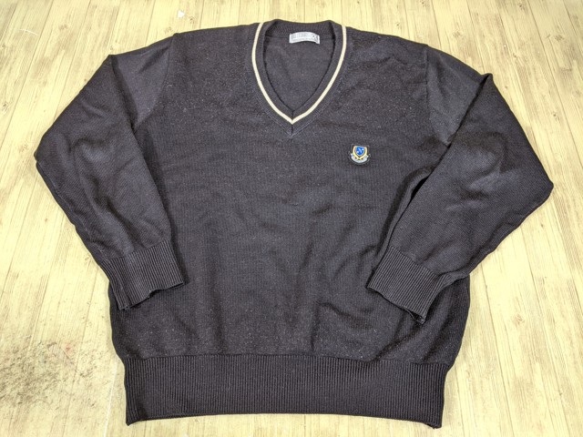 S88 徳島県 鳴門高校 セーター×2点+夏服スカート/yt3769【1SKCE】