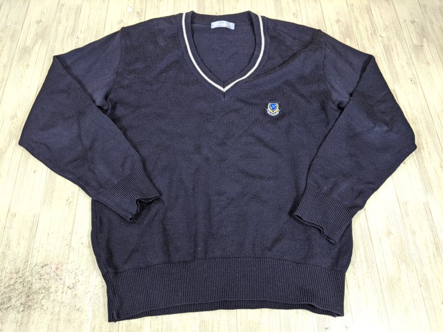 S88 徳島県 鳴門高校 セーター×2点+夏服スカート/yt3769【1SKCE】