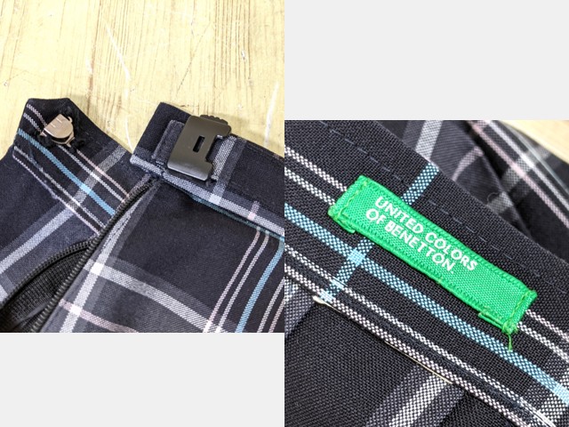 S88 徳島県 鳴門高校 セーター×2点+夏服スカート/yt3769【1SKCE】