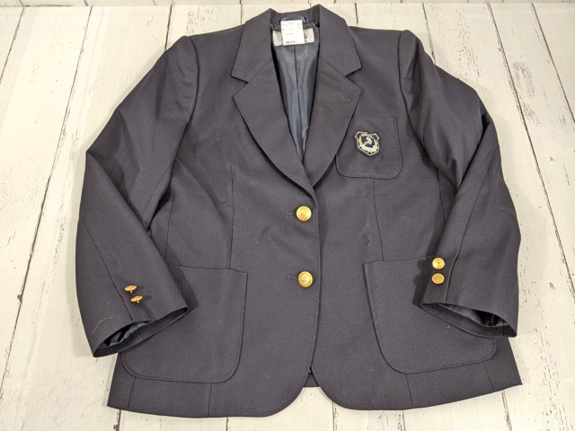 x18 東京都 諏訪台中学校 ブレザー+半袖シャツ+夏服・冬服スカート+リボン/yt4071【2GEFE】