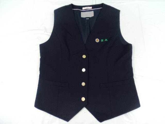 w39 大分市立東陽中学校 ブレザー160A+ベスト+冬スカート/yt1061【8EDG