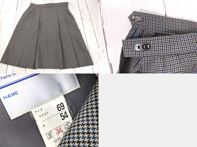 x12 京都府 東宇治中学校 ブレザー+冬服・夏服スカート/yt4074【15ZKE】