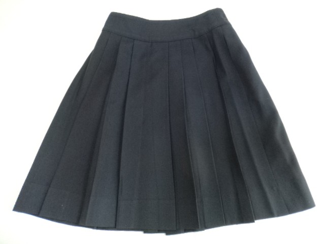 P45学校法人 南山学園 聖霊高校▼女子高生 制服 学生服 紺ブレザー160A▼夏服ブラウス▼スカート▼ベレー帽/5yt257