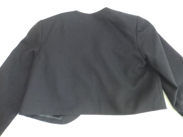 P45学校法人 南山学園 聖霊高校▼女子高生 制服 学生服 紺ブレザー160A▼夏服ブラウス▼スカート▼ベレー帽/5yt257