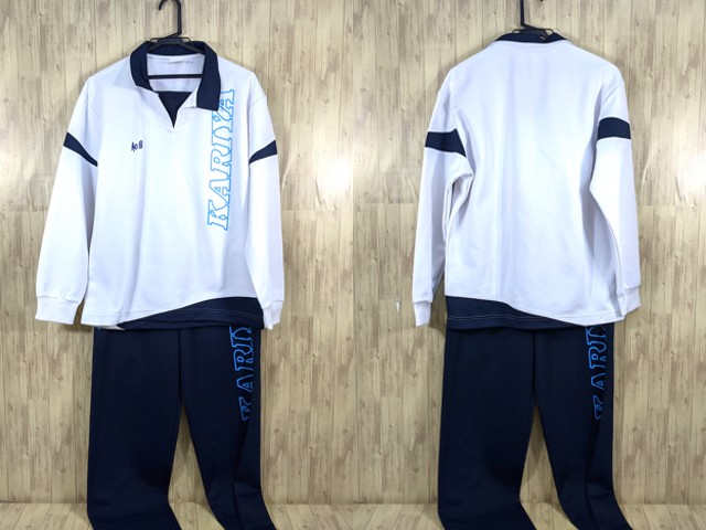 q16 愛知県 刈谷高校 体操服 体操着 長袖ジャージ上下セット/yt3563