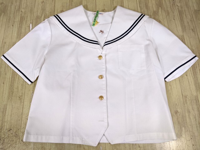 J92 愛知県 聖霊中学校 高校 夏服ブラウス+長袖シャツ+夏服スカート/yt3640【3HDGH】