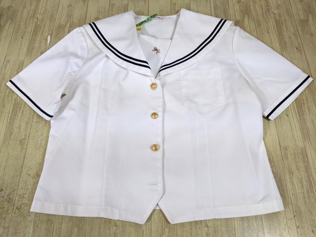 J92 愛知県 聖霊中学校 高校 夏服ブラウス+長袖シャツ+夏服スカート/yt3640【3HDGH】