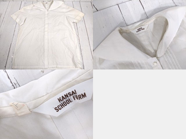 T2269 富山県 富山南高校 ブレザー+半袖ブラウス+セーター+夏服・冬服スカート/yt4322【25EJD】