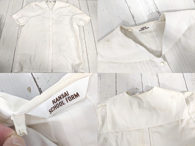 T2269 富山県 富山南高校 ブレザー+半袖ブラウス+セーター+夏服・冬服スカート/yt4322【25EJD】