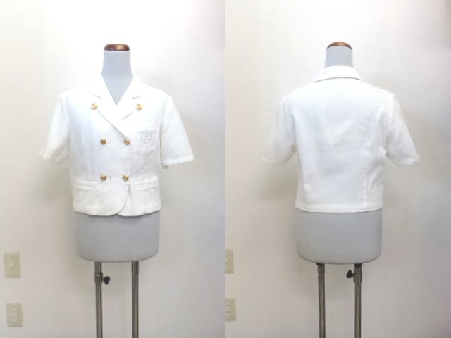 a56椙山女学園中学校高校○制服・夏服上着 サイズM/SS009【25bx