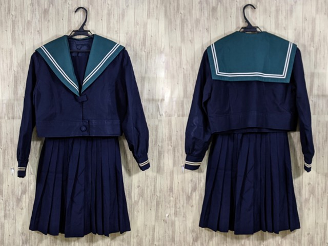u07 中学校 高校 冬服セーラ服+夏服スカート/yt3776【15DKV】