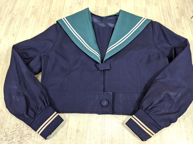 中学 制服 セーラー服 標準服 冬服 u07 中学校 高校 冬服セーラ服+夏服スカート/yt3776【15DKV