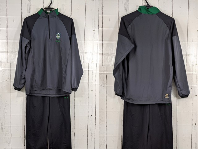 P34 愛知県 南陽高校 体操服 体操着 長袖ジャージ上下セット/yt4187