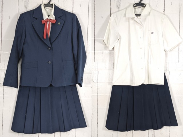 S16 愛知県 春日井西高校 ブレザー+長袖・半袖シャツ+冬服・夏服