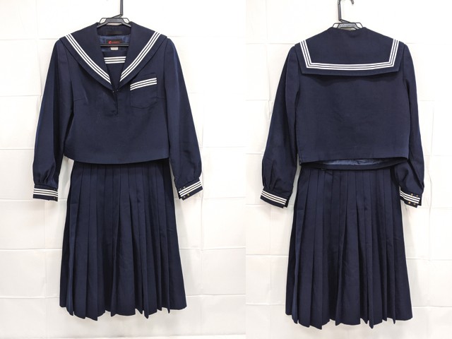 f42 中学校?? 高校?? 冬服セーラー服+冬服スカート/yt2160【3HVG 