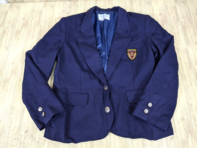 p59 愛媛県 済美高校 ブレザー+カーデガン+ベスト+長袖シャツ+冬服