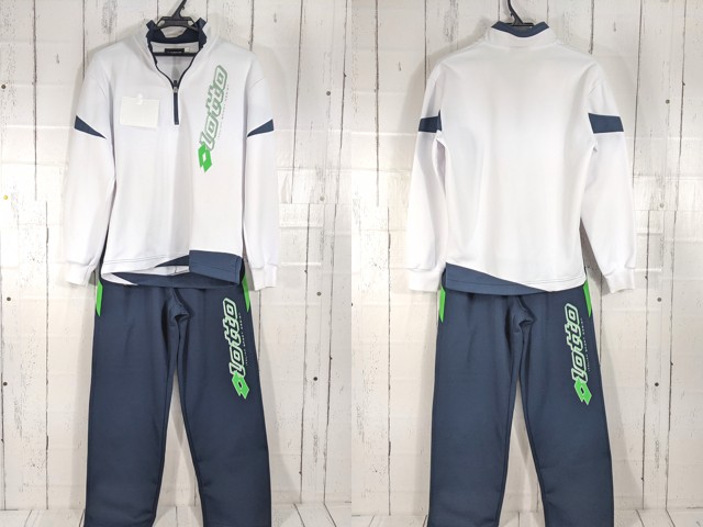 Z86 大阪府 大阪青凌高校 体操服 体操着 長袖ジャージ上下/yt4429【45XD】