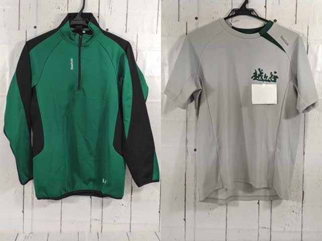 d11 埼玉県 越ケ谷高校 体操服 体操着 半袖シャツ+長袖ジャージ/yt4863【3KEC】